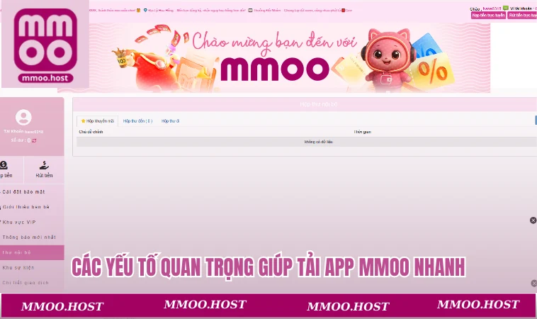 Các yếu tố quan trọng giúp tải app MMOO nhanh
