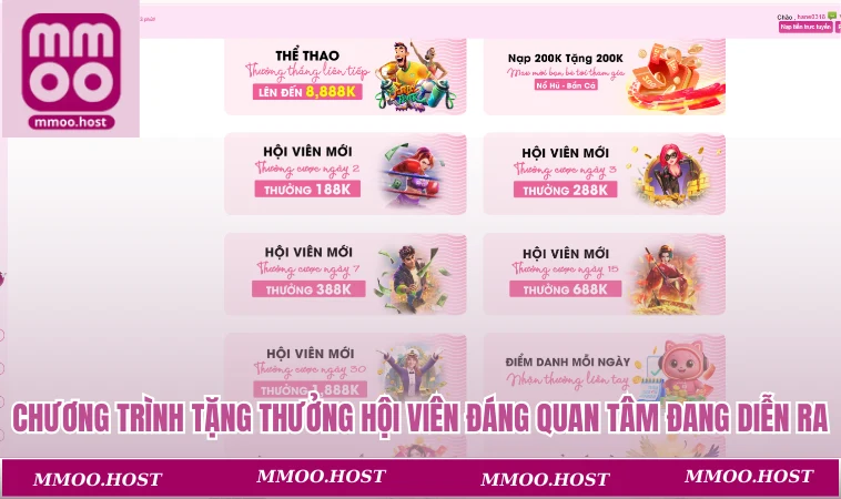 Chương trình tặng thưởng hội viên đáng quan tâm đang diễn ra