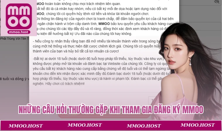Những câu hỏi thường gặp khi tham gia đăng ký MMOO