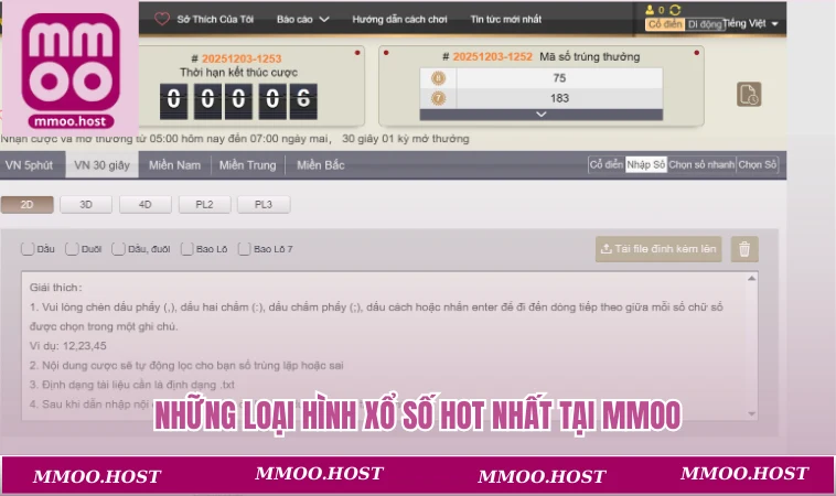 Xổ số MMOO 2 Những loại hình xổ số hot nhất tại MMOO