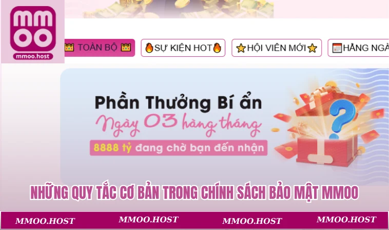 Những quy tắc cơ bản trong chính sách bảo mật MMOO