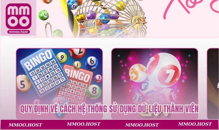 Quy định về cách hệ thống sử dụng dữ liệu thành viên