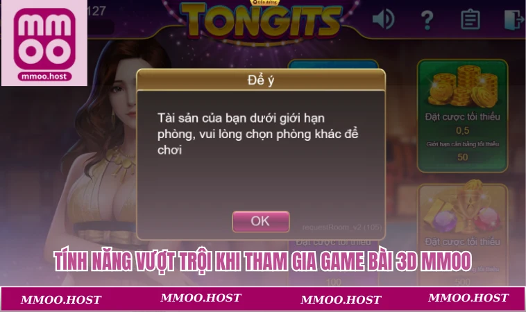 Tính năng vượt trội khi tham gia game bài 3D MMOO