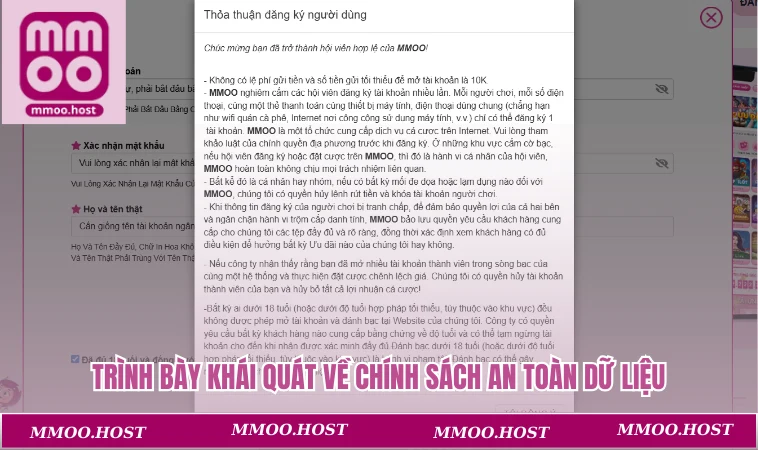 Trình bày khái quát về chính sách an toàn dữ liệu